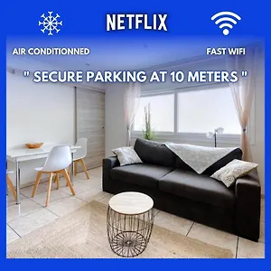  Appartement Cosy + Secured Parking France